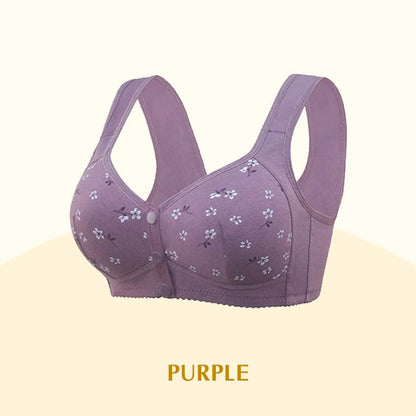 2025 New Anti Sagging Front Open Cooling Cotton Bra (2 PCS)